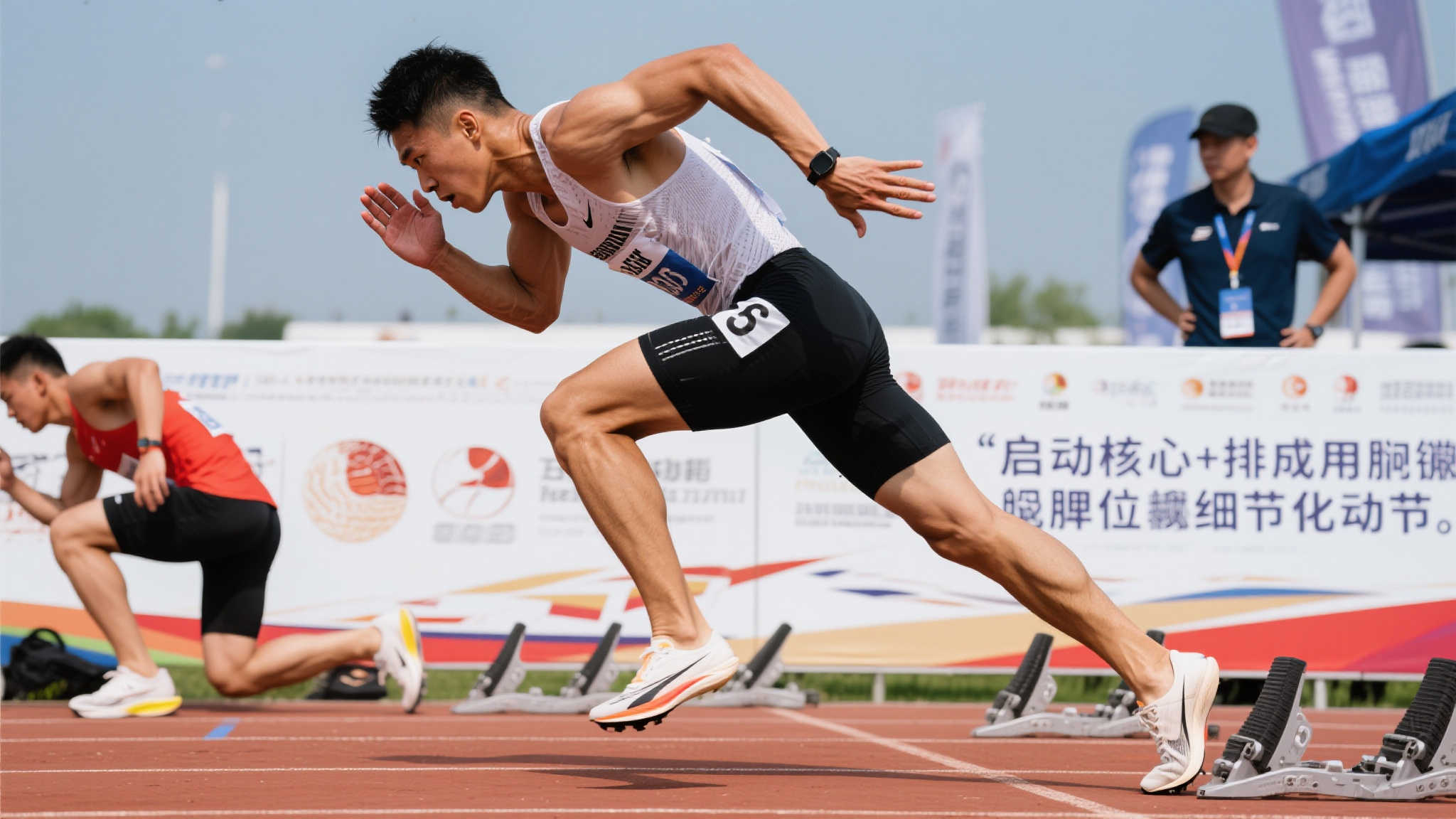 中国飞人马忠强后程发力逆袭,最后100米上演惊人超越! 中国飞人马忠强后程发力逆袭,最后100米上演惊人超越!