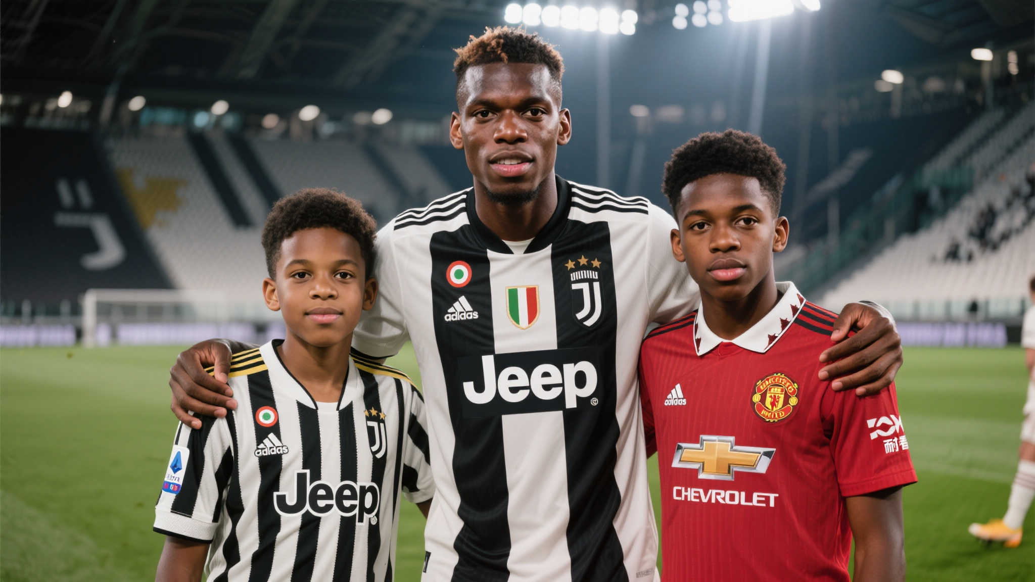 博格巴晒合影:约罗穿尤文复古球衣,梅努同框引热议 博格巴晒合影:约罗穿尤文复古球衣,梅努同框引热议